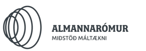 Almannarómur logo